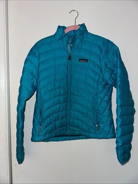 Patagonia Women’s Teal Puffer Jacket